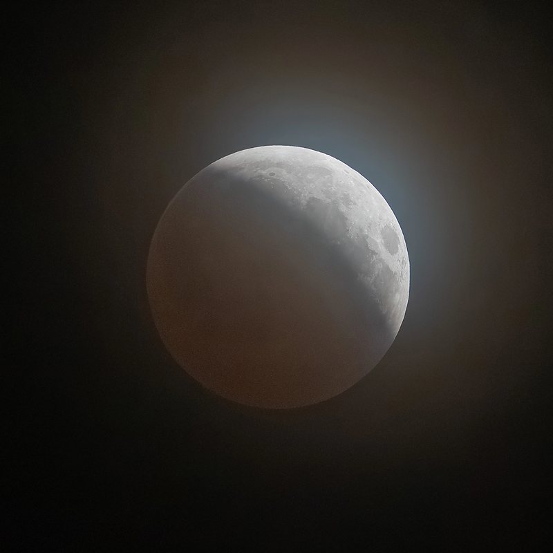 Partial lunar eclipse